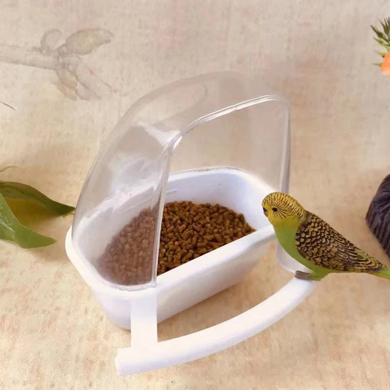 Compact Bird Feeder for Birds and Parrots | Durable Non-Automatic Plastic Feeder