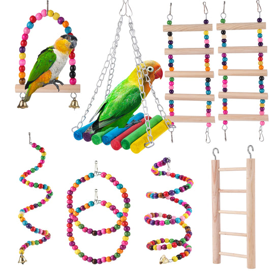 Parrot Perch Bracket & Swing