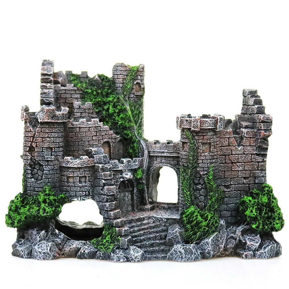 Resin Castle Hideout for Aquarium - PetPlanet