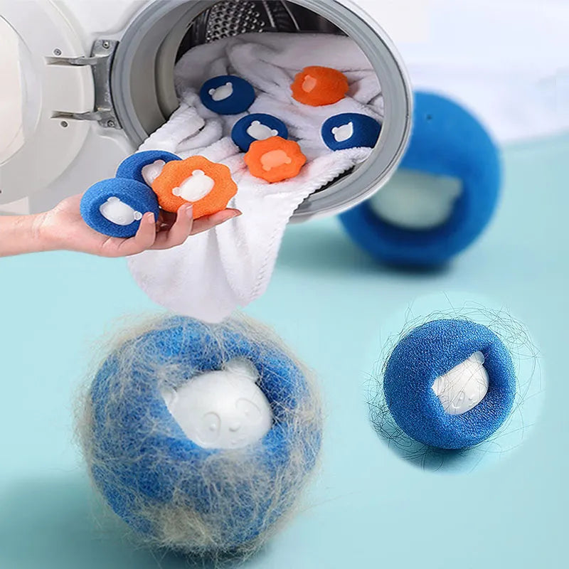 Reusable Pet Hair Remover Balls – Laundry Lint and Fur Catcher