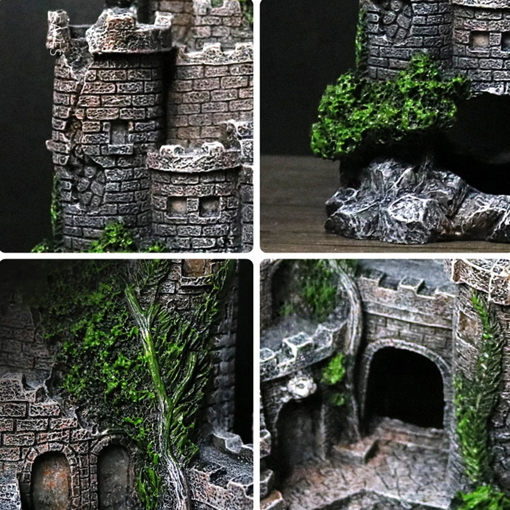 Resin Castle Hideout for Aquarium - PetPlanet