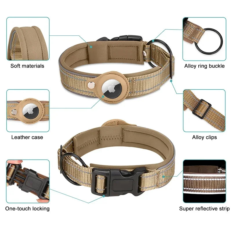 Apple AirTag Pet Collar: Waterproof Anti-Lost Tracker for Dogs and Cats! - PetPlanet