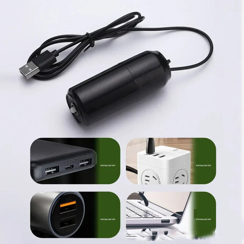 USB-Powered Mini Oxygen Pump – Portable Oxygenator for Fish Tanks & Aquariums