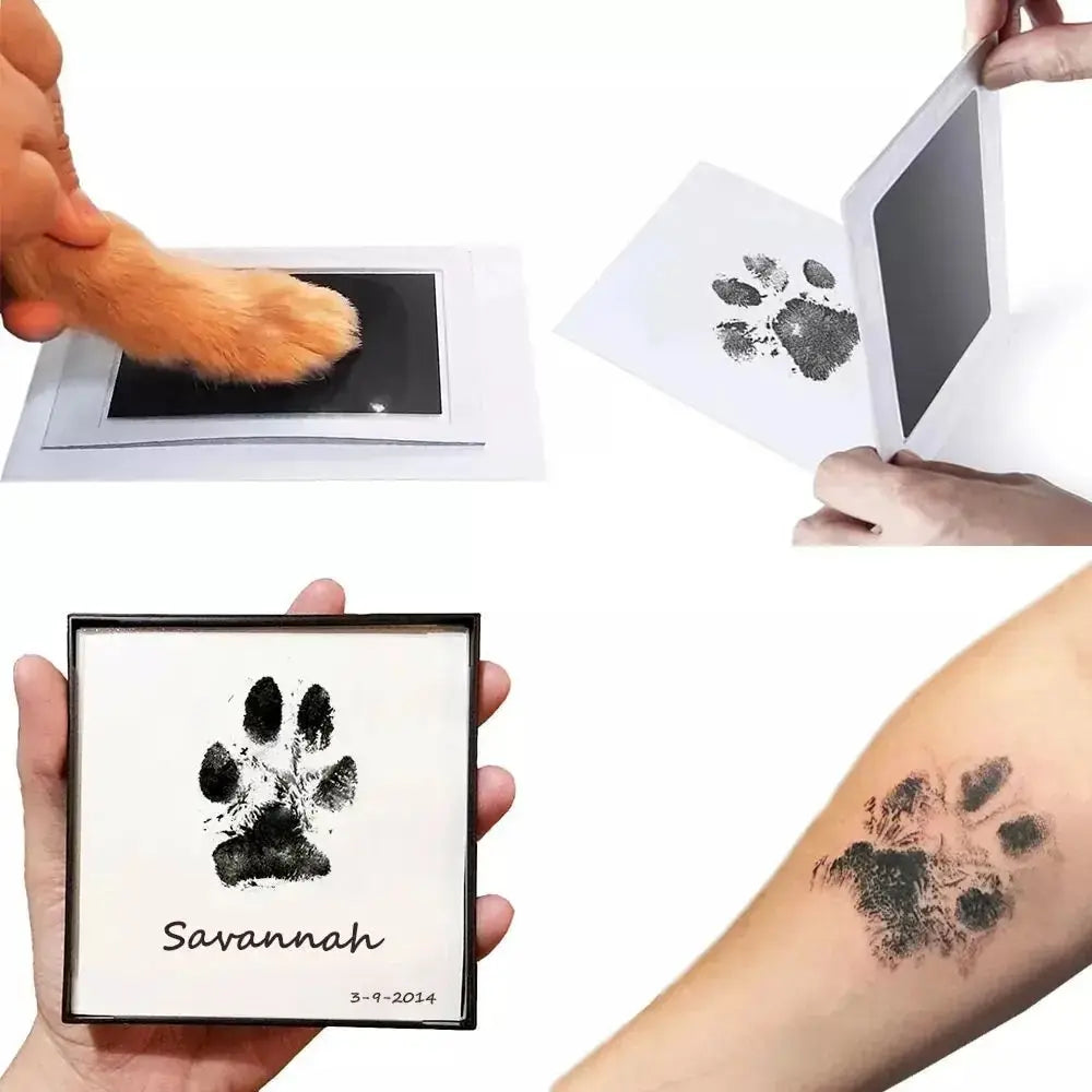 Paw Print Ink Pad Kit – DIY Keepsake for Dogs & Cats