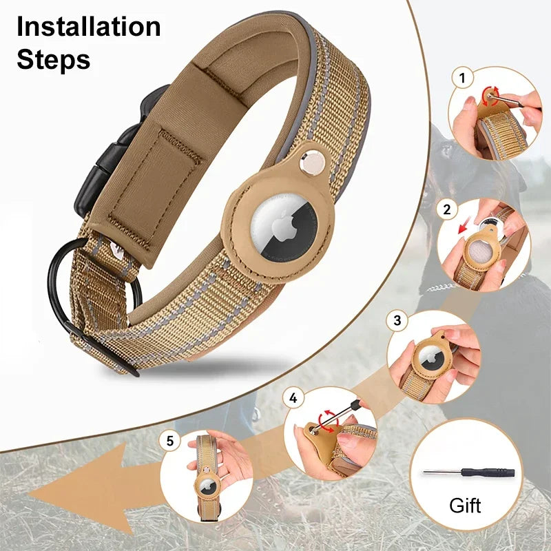 Apple AirTag Pet Collar: Waterproof Anti-Lost Tracker for Dogs and Cats! - PetPlanet