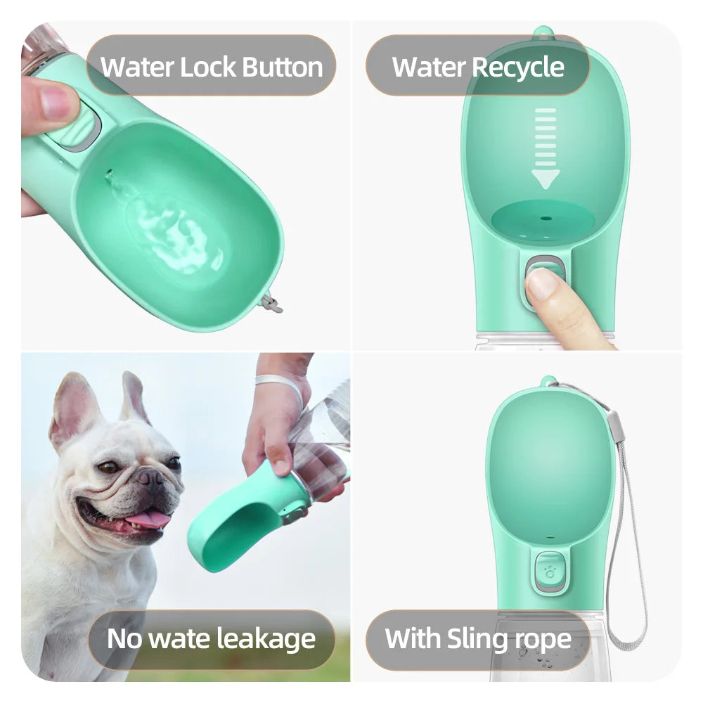 Leakproof Portable Dog Water Bottle: Ideal for Outdoor Adventures - PetPlanet