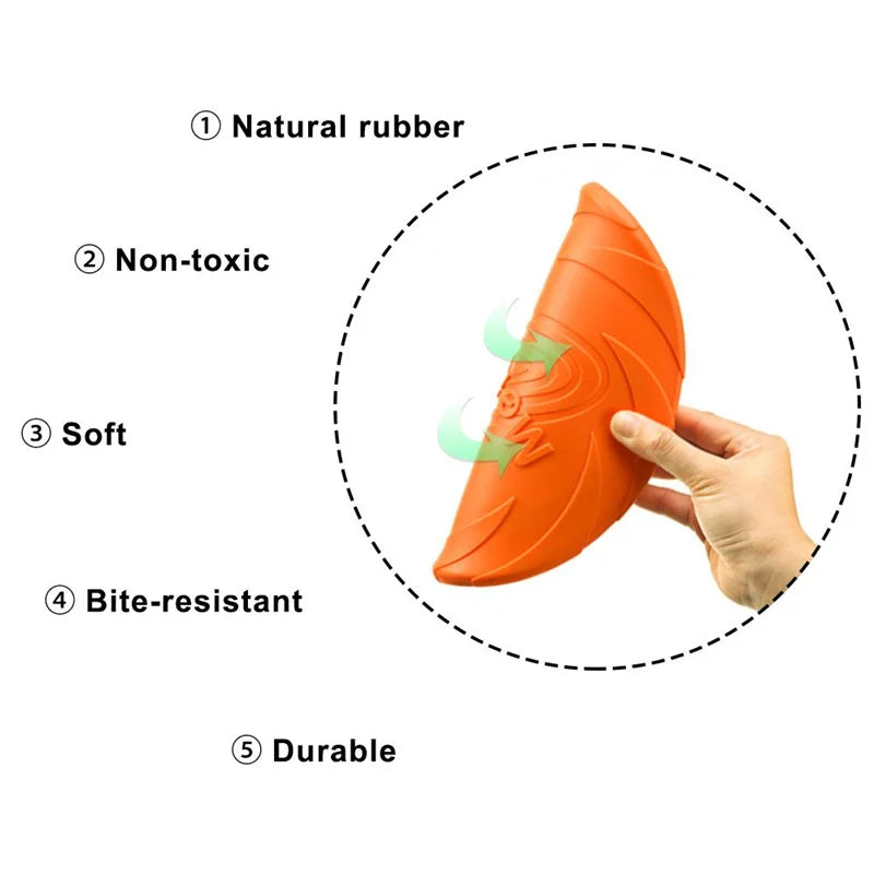 Bite-Resistant Flying Disc – Durable Outdoor Fun for Dogs