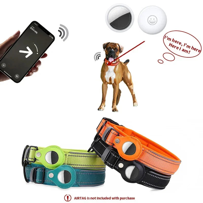 Apple AirTag Pet Collar: Waterproof Anti-Lost Tracker for Dogs and Cats! - PetPlanet