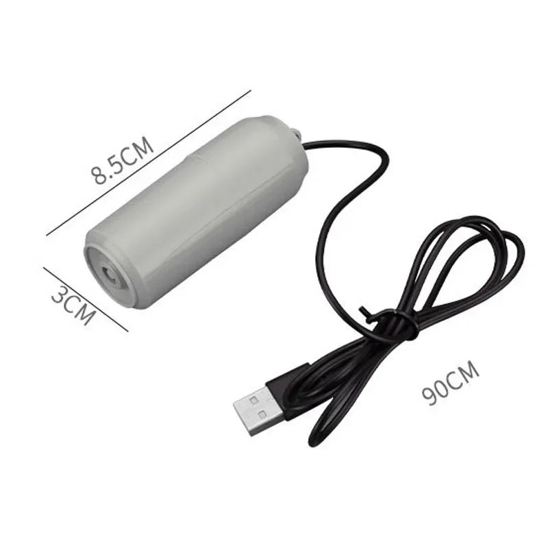 Silent USB Powered Mini Oxygen Pump for Fish Tank - PetPlanet