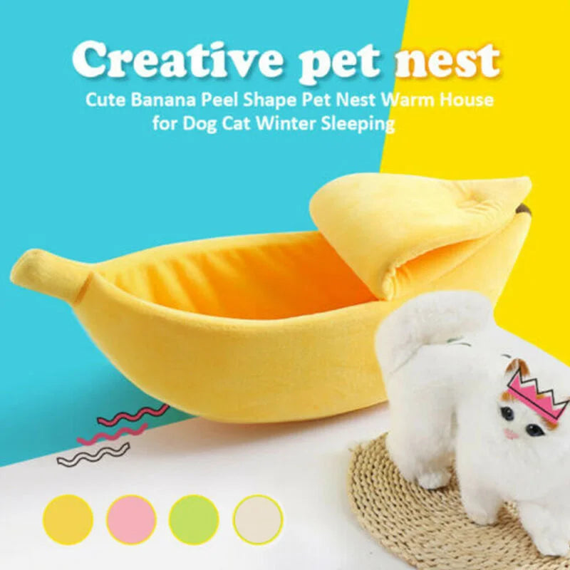 Banana Bed - Cozy, Funny, and Portable! - PetPlanet