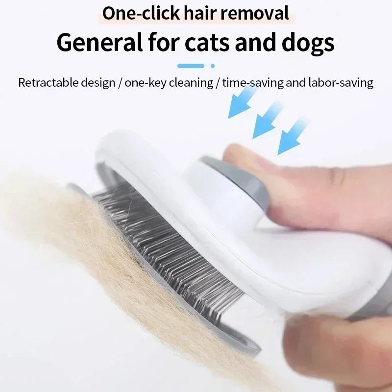 Pet Hair Removal Brush – Grooming Tool for Cats, Dogs, and Small Animals