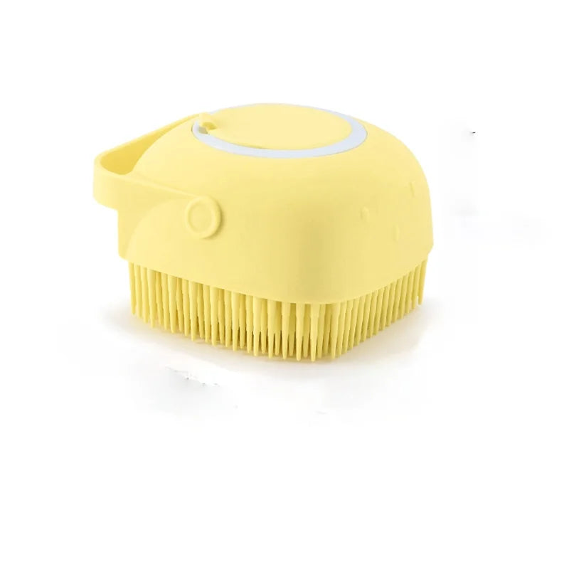 Soft Silicone Bath Brush for Pets (Dogs and Cats) - PetPlanet