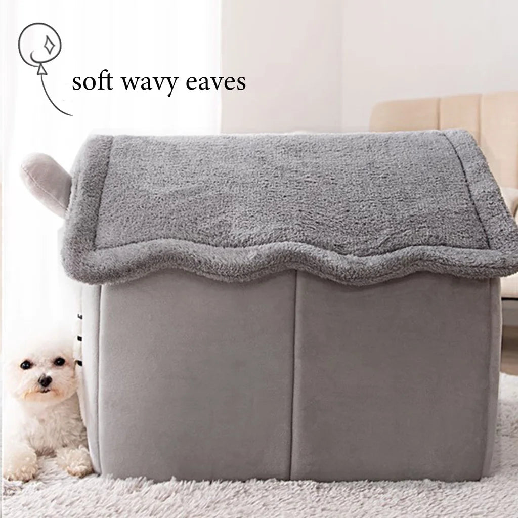 Foldable Pet Sleeping Bed for Cats & Dogs