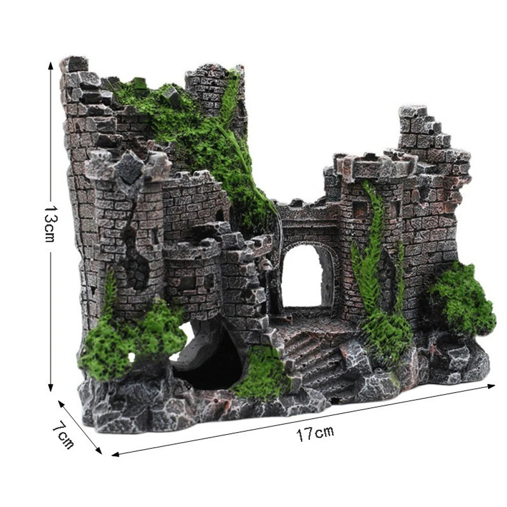 Resin Castle Hideout for Aquarium - PetPlanet